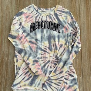 Abercrombie Kids Tie -Dyed Long sleeve short